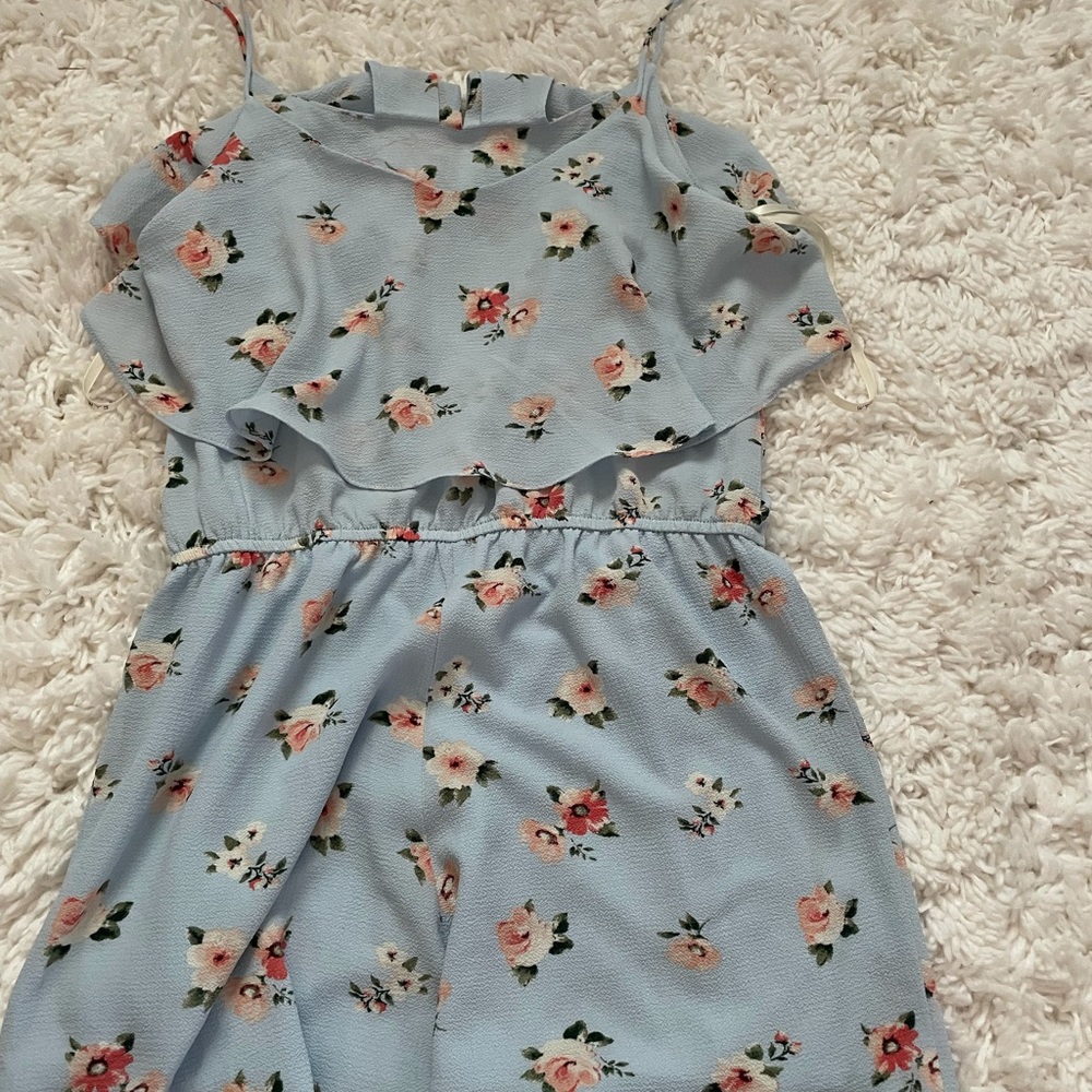 blue romper